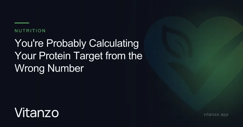 You're Probably Calculating Your Protein Target from the Wrong Number